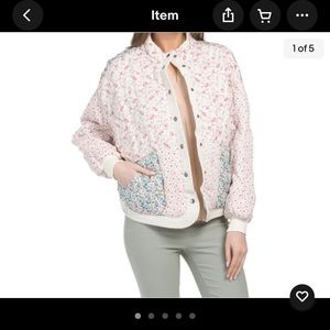 Womens BLANKNYC quilted floral jacket